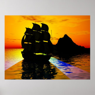 Póster Navegación suave