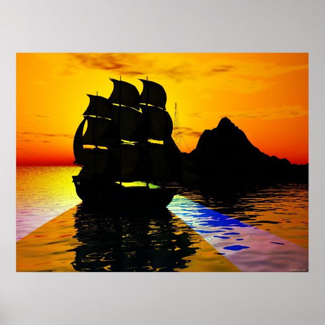 Póster Navegación suave (Frente)