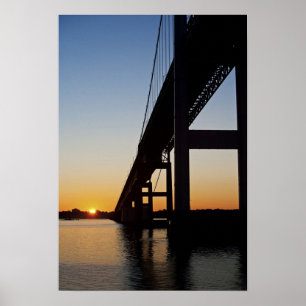 Póster Navegación y salida de la isla Newport Rhode