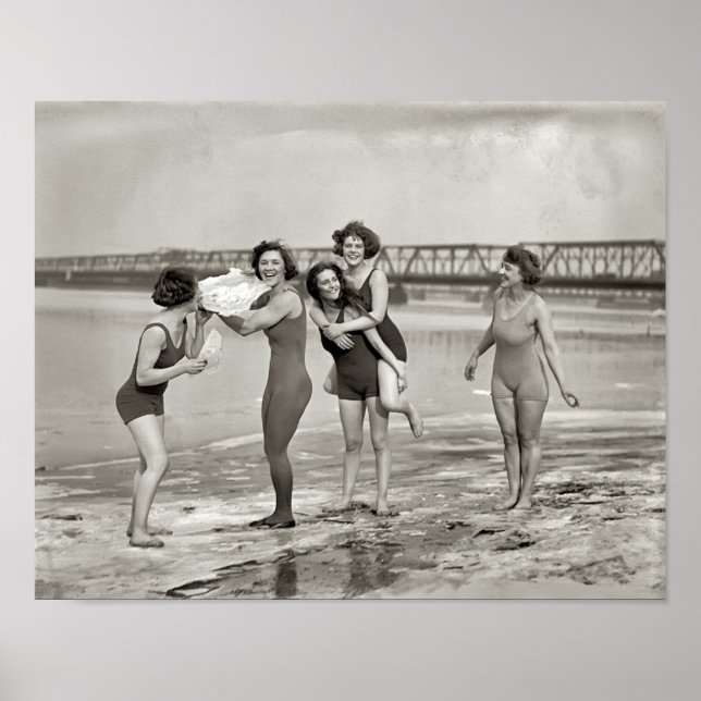 PÓSTER NAVEGADOR INVIERNO DEL RÍO POTOMAC 1924 (Frente)