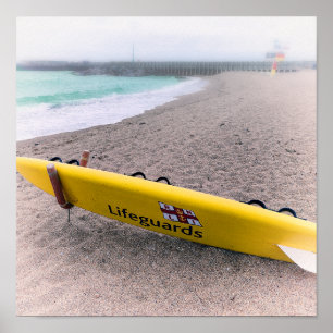 Póster Navegando al rescate, West Bay, Dorset