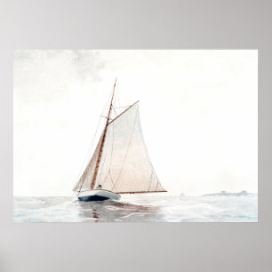 Póster Navegando por Gloucester por Winslow Homer