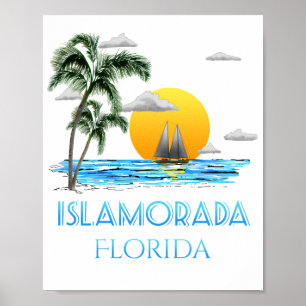 Póster Navegando por Islamorada Florida Keys