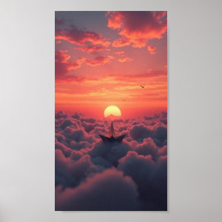 Póster Navegar más allá de los cielos - Un viaje a través
