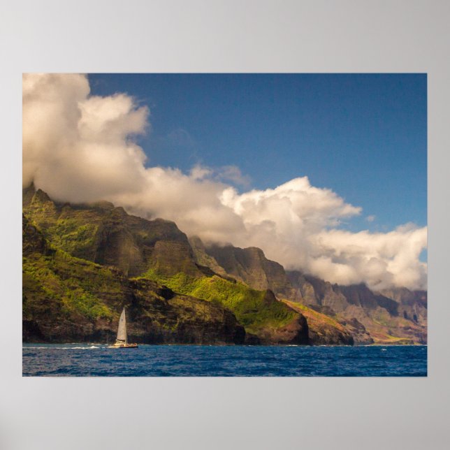 Póster Navegar Por La Costa (Frente)