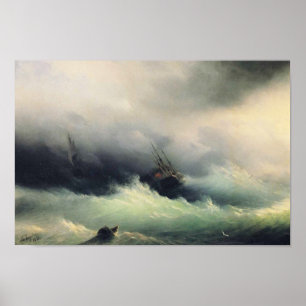 Póster Naves en una tormenta
