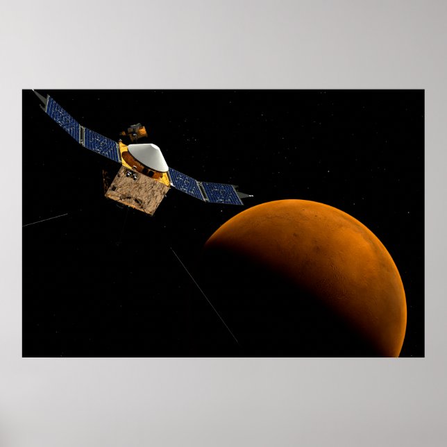 Póster Naves espaciales de Maven. (Frente)