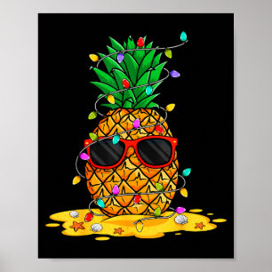 Póster Navidad de Verano En Julio Ne Gafas Sombrero de Sa