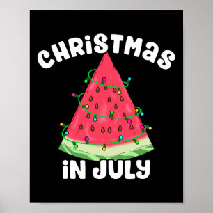 Póster Navidad de Verano Julio En Navidad En Julio Christ