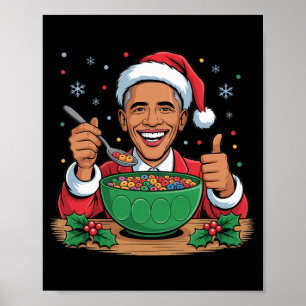 Póster Navidad Divertida 2026 Abuela 2028 Papá Noel Patri