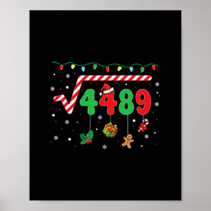 Póster Navidad Divertida 6 7 Profesor de Matemáticas 67 M