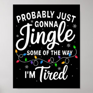 Póster Navidad Divertida Probablemente Repique Parte Del 