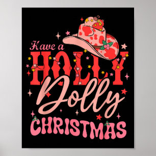 Póster Navidad Divertida Ten Una Navidad De Acebo Alegre