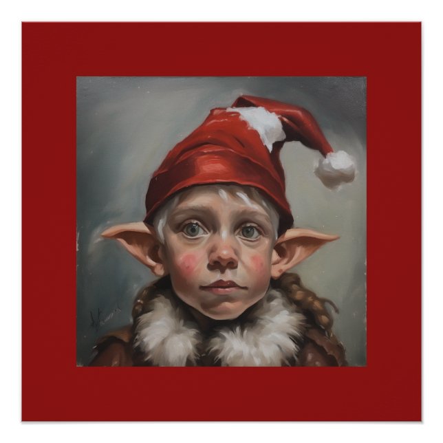 Póster Navidad elf (Anverso)