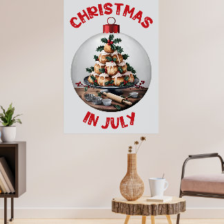 Póster Navidad en Julio, Profiteroles de Adorno