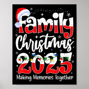 Póster Navidad Familiar 2025 Navidad Familiar Correspondi