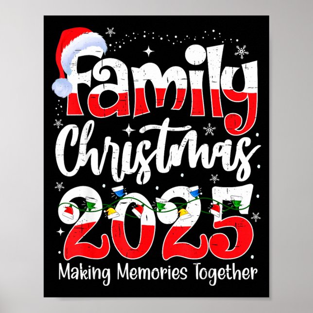 Póster Navidad Familiar 2025 Navidad Familiar Correspondi (Frente)