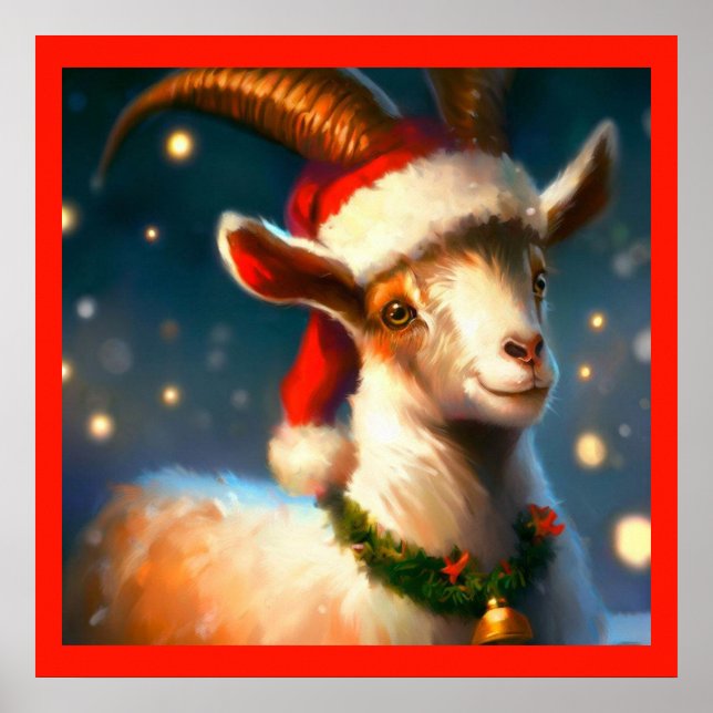 Póster Navidad Goat 2 (Frente)