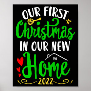 Póster Navidad Hogar Nuevo Xmas Propietario Nuestro Prime