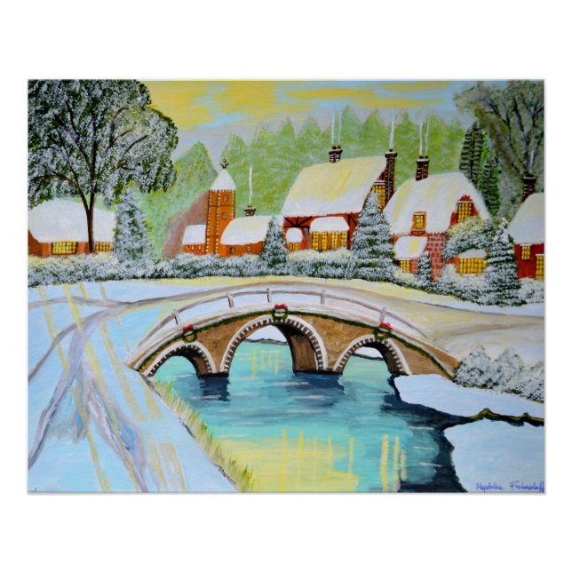 Póster Navidad Invierno (Anverso)