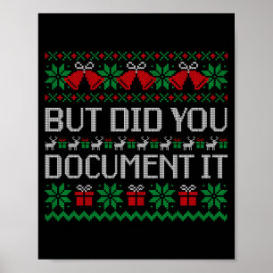 Póster Navidad Pero No Lo Hiciste Feo Fiesta De Oficina S