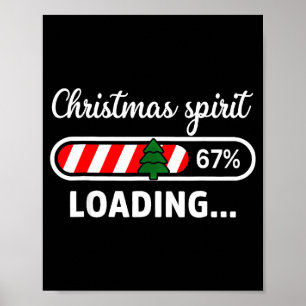 Póster Navidad Srit Cargando 67 Meme Chicos Niños Gen Z A
