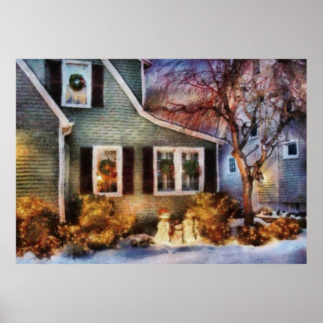 Póster Navidad - Un momento familiar (Frente)