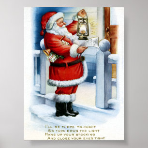Póster navidad vintage