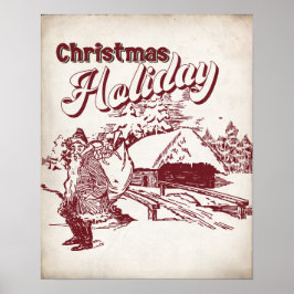Póster Navidad Vintage 