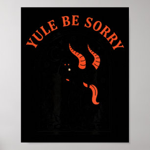 Póster Navidad Yule Será Arrepentir Krampus, Krampus Oscu