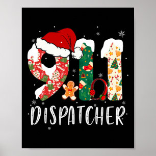 Póster Navidades 911 Dispatcher