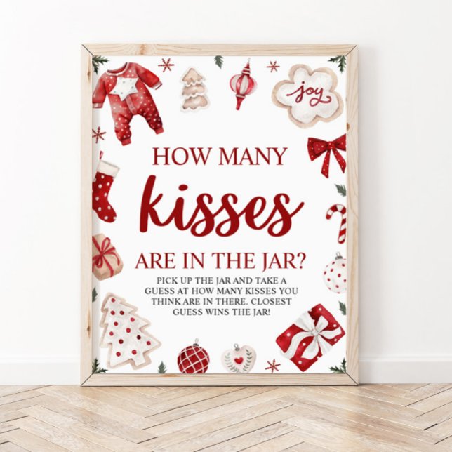 Póster Navidades adivinan cuántos besos de juego de Baby  (Subido por el creador)