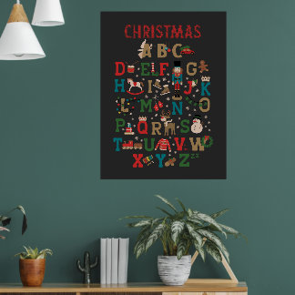 Póster Navidades Alphabet Kids