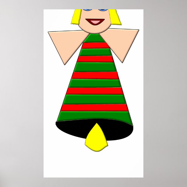 Póster Navidades Angel Bell Poster (Frente)