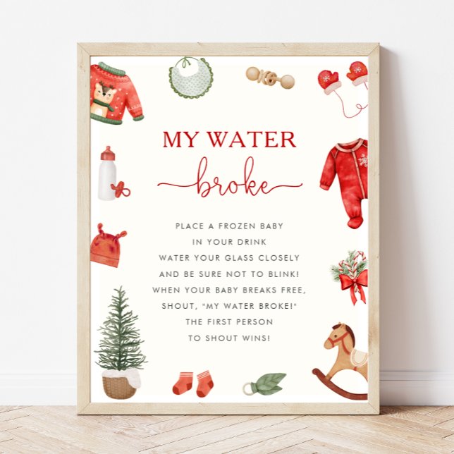 Póster Navidades Baby Shower Mi Rótulo de juego de salto  (Subido por el creador)