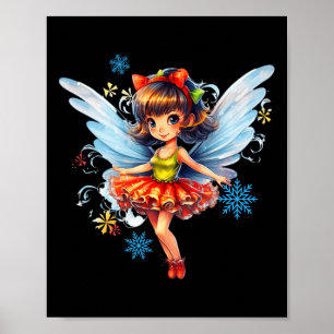 Póster Navidades bailarines Fairy Cute Fairy Navidades