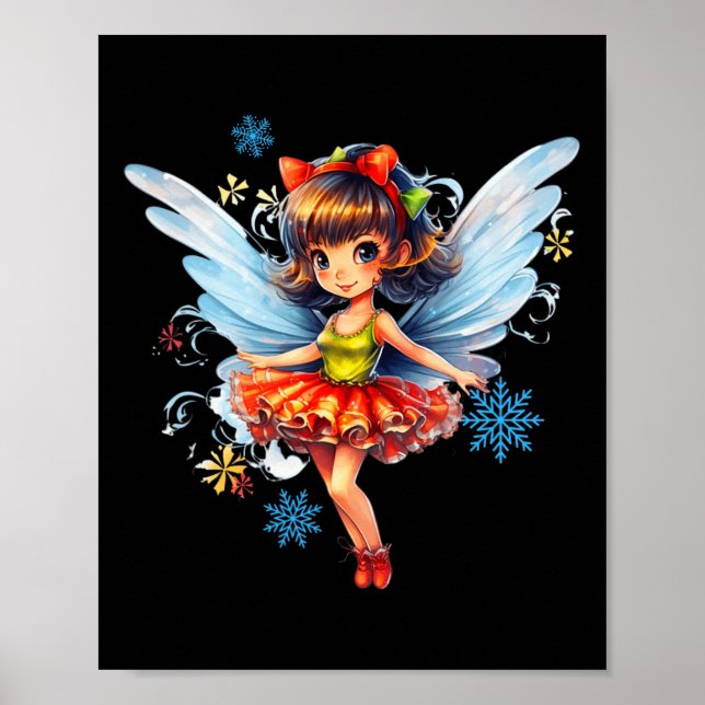 Póster Navidades bailarines Fairy Cute Fairy Navidades (Frente)