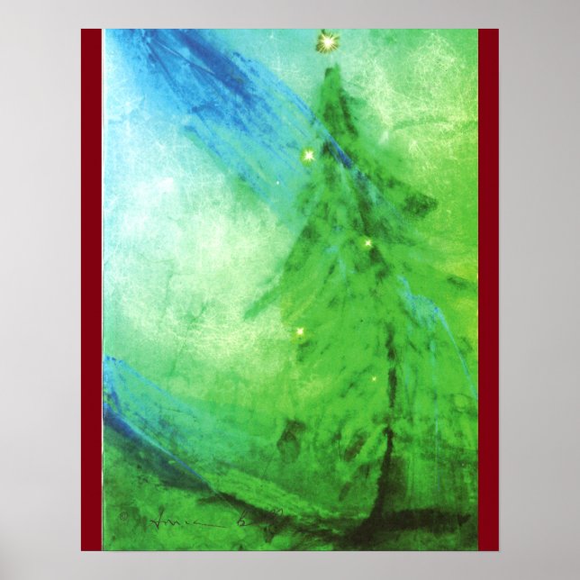Póster Navidades Bellas Artes Splendor Árbol mágico de Na (Frente)