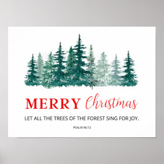 Póster Navidades Biblia Verse Wall Art