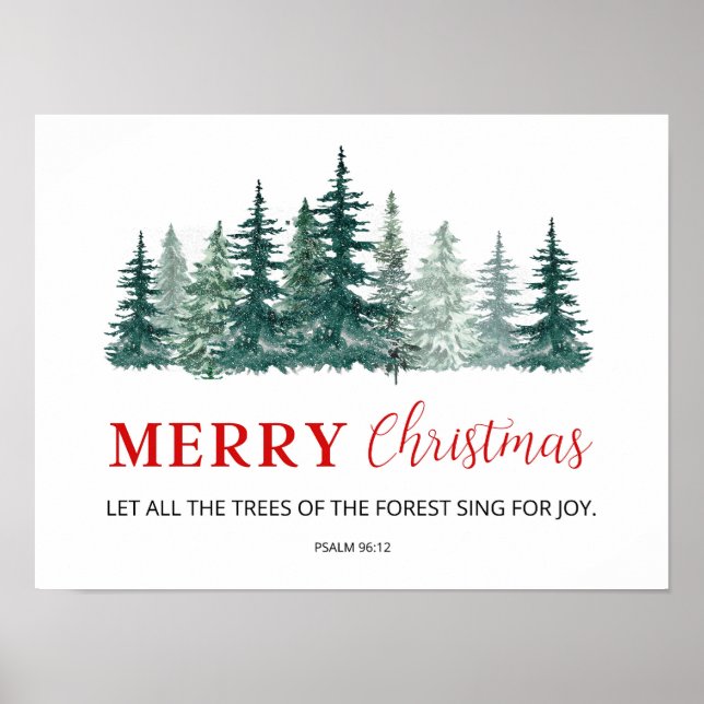 Póster Navidades Biblia Verse Wall Art (Frente)