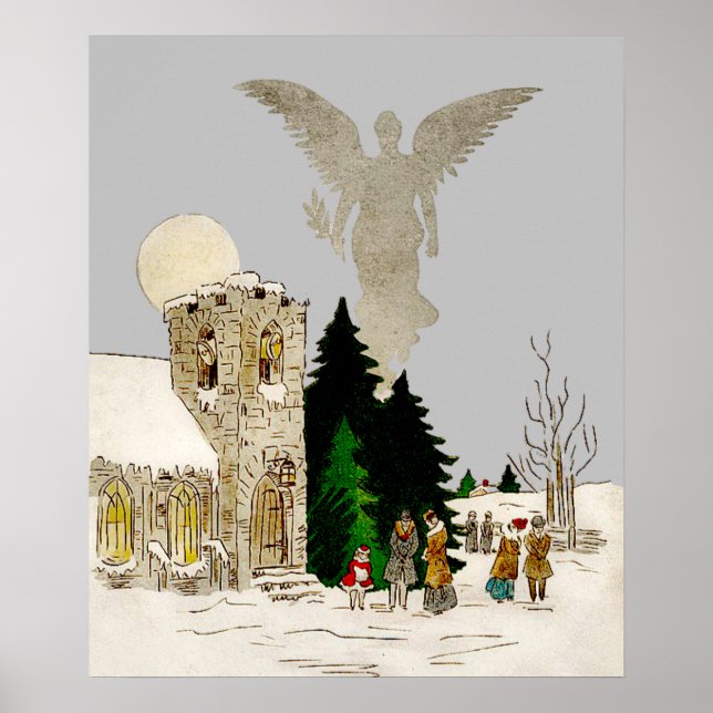 Póster Navidades blancos (Frente)