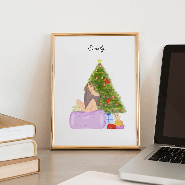 Póster Navidades, boceto de moda, ilustracion, (Subido por el creador)