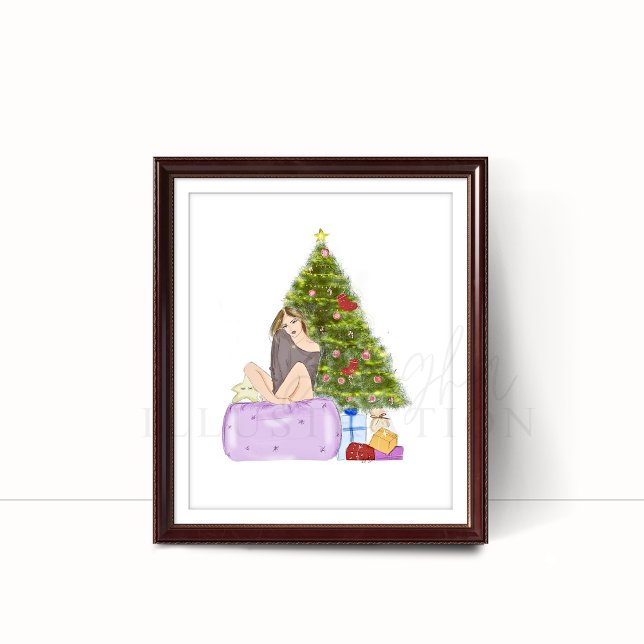 Póster Navidades, boceto de moda, ilustracion, (Subido por el creador)
