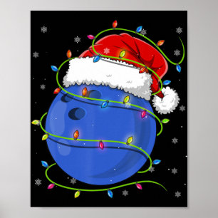 Póster Navidades Bolas Santa Hat Familia P