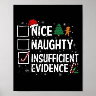 Póster Navidades Bonita evidencia inadecuada Santa