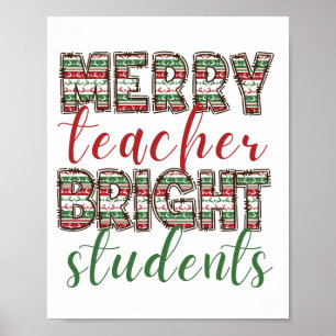 Póster Navidades Bright, profesor de cerezas