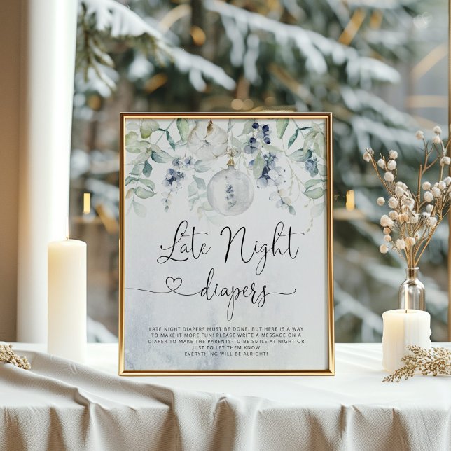 Póster Navidades burbuja invierno Tarde noche juego de pa (Subido por el creador)