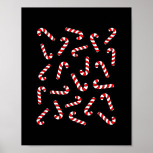 Póster navidades camisetas de caramelo niños latas de car