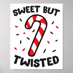 Póster Navidades Candy Cane Sweet Pero Twist
