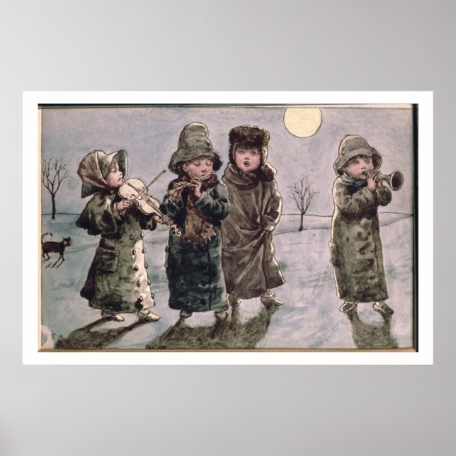 Póster Navidades Caroling (p/c en papel) (Frente)